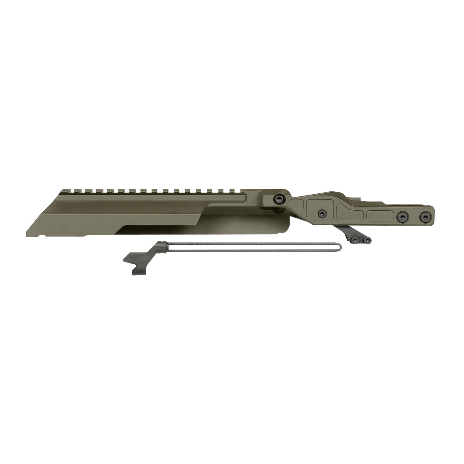 Midwest Industries AK Alpha Railed Top Cover Olive Drab Green Anodized