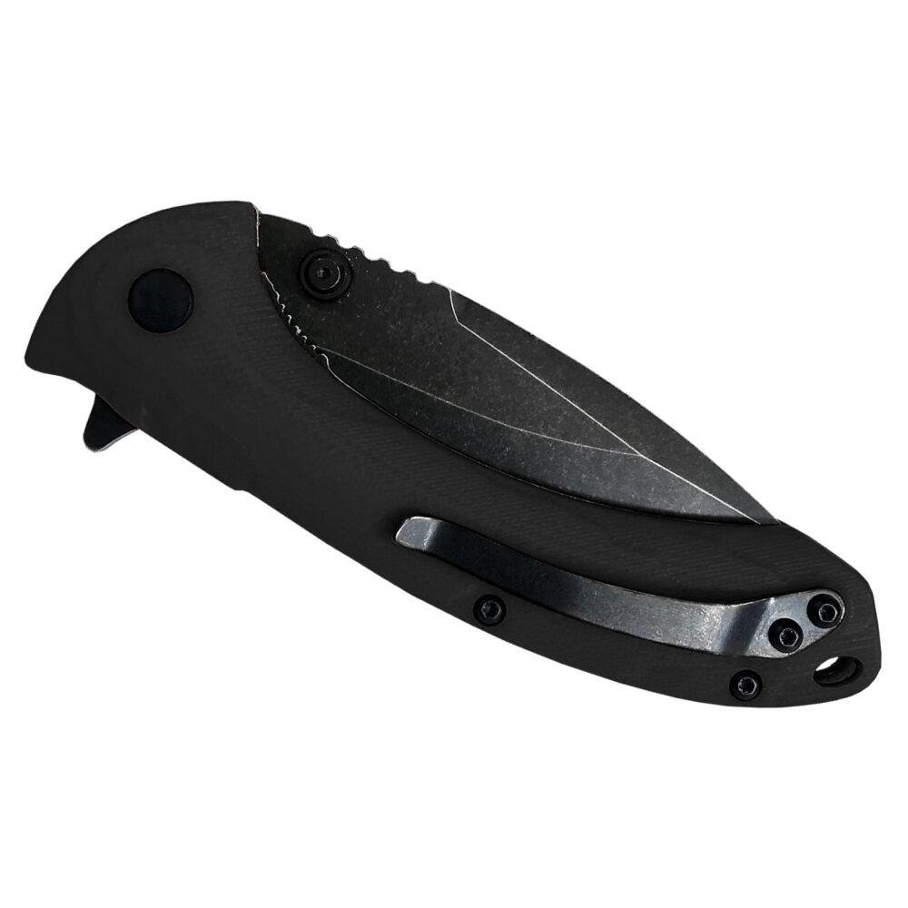 ABKT Shadow Protector II Folding Knife D2 Blade 3.5 in Black G10