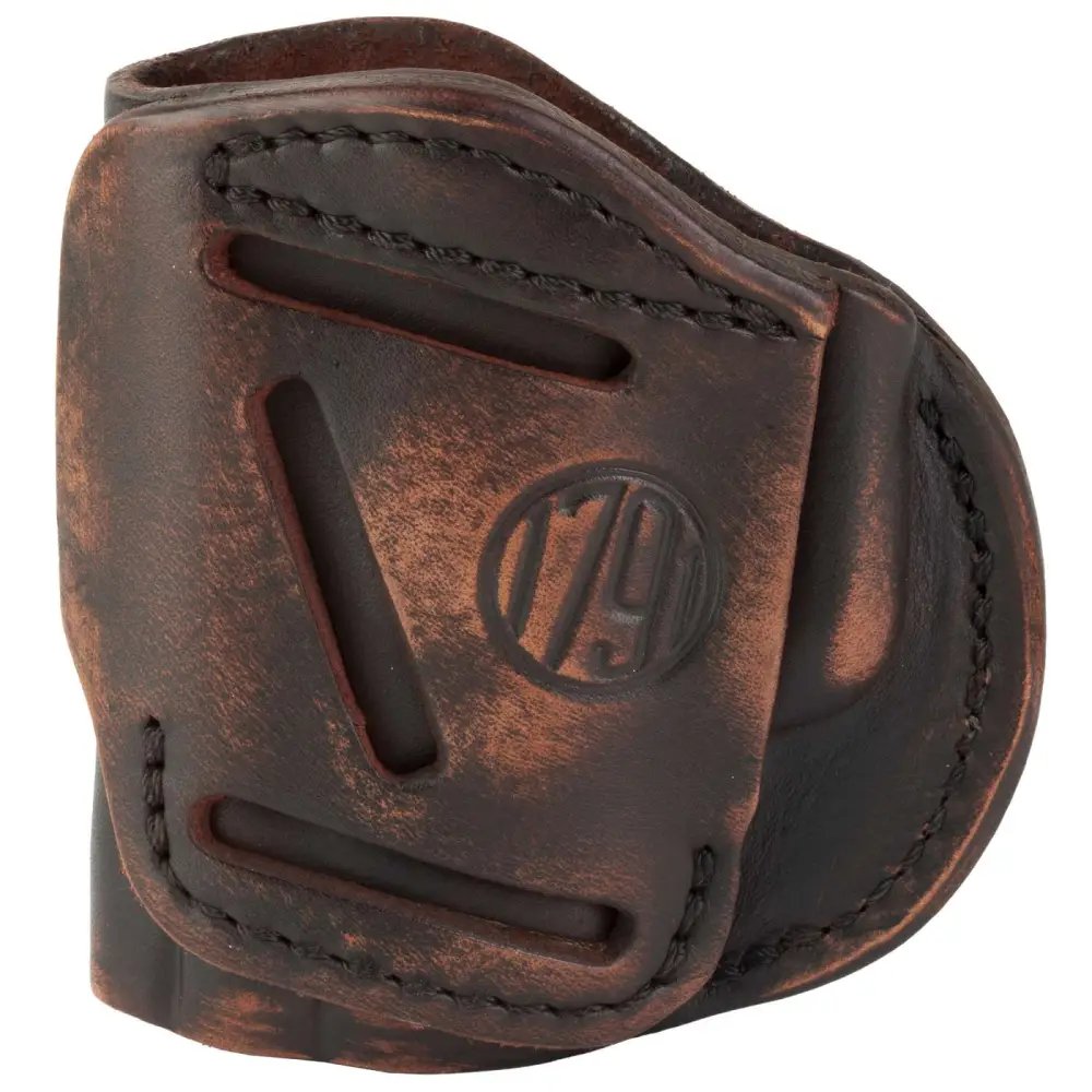 1791 Gunleather 4WH4VTGR 4-Way IWB/OWB 04 Vintage Leather Belt Clip... - 1791 Gunleather - VINTAGE