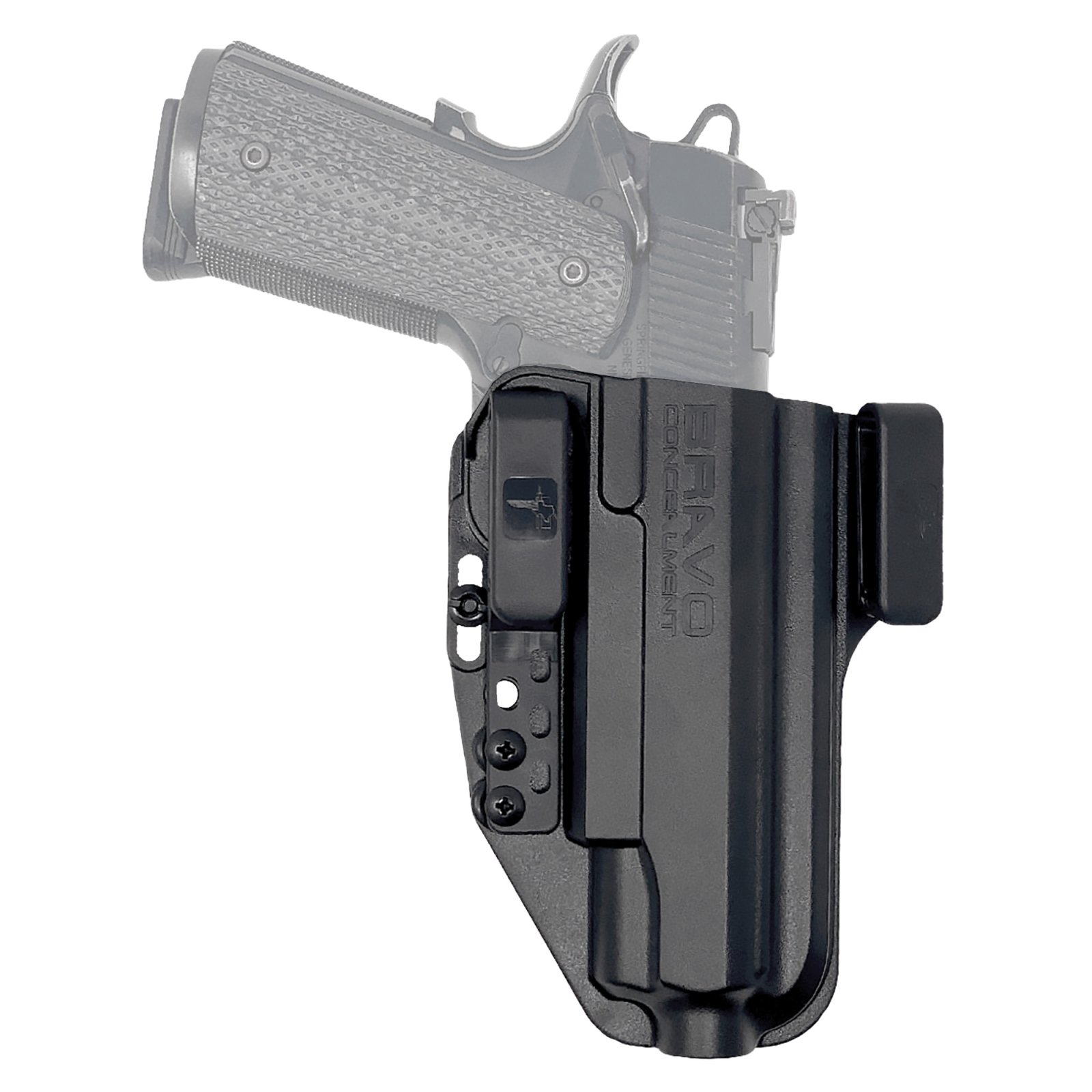BRAVO CONCEALMENT IWB Torsion 3.0 RH Black Holster for 1911 (BC20-1023) - Bravo Company Manufacturing