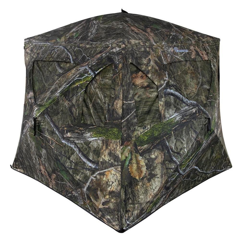 Ameristep Brickhouse Wide Bottom Ground Blind Mossy Oak Country DNA XL - Ameristep/Evolved Ingenuity