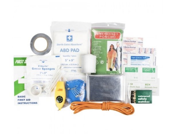 DORCY 88PC FIRST AID SURVIVAL KIT                           - DORCY LIGHTS & BATTERIES