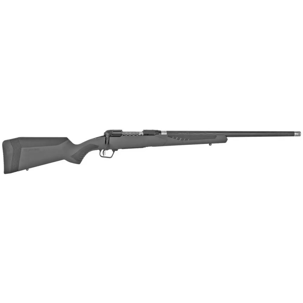 Savage Arms 57578 110 UltraLite 6.5 Creedmoor 4+1 22" Carbon Fiber Wrapped Barrel, Black Melonite Rec, Gray AccuStock