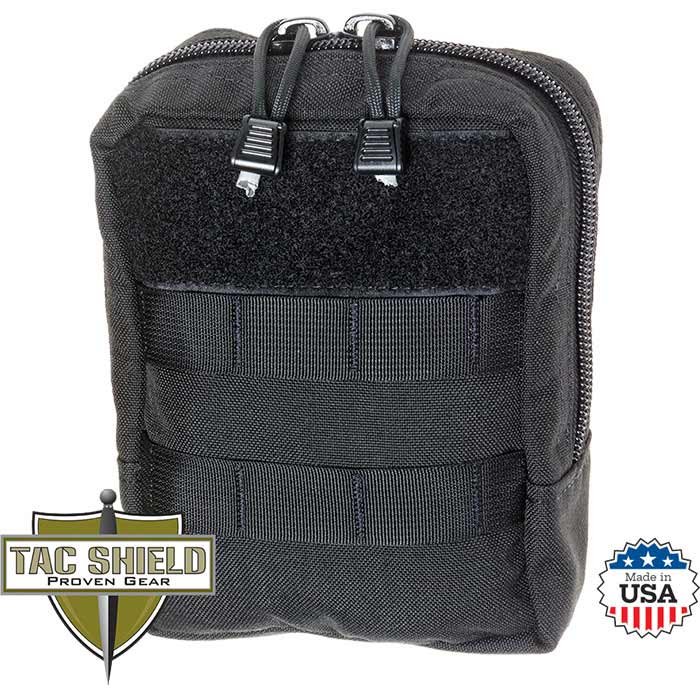 TangoDown Vertical Organizer Pouch Black Large Tactical Gear
