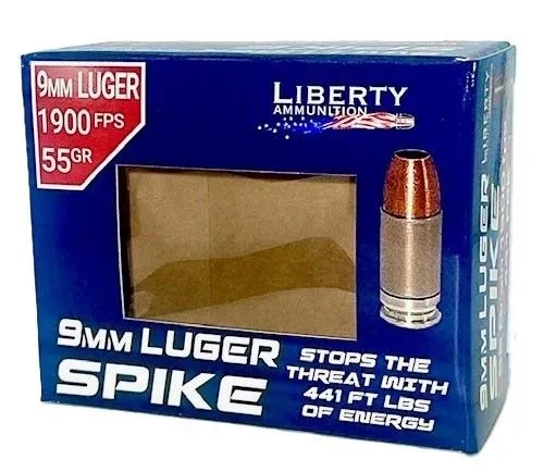 Buy Liberty Spike 9mm 55Gr Copper HP 20Rd Tactical Ammo online