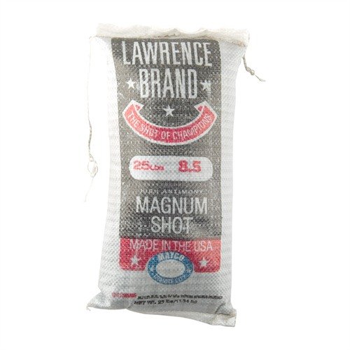 Buy Lawrence LAW#8.5M Magnum Lead Shot #8.5, 25 lbs Bag online