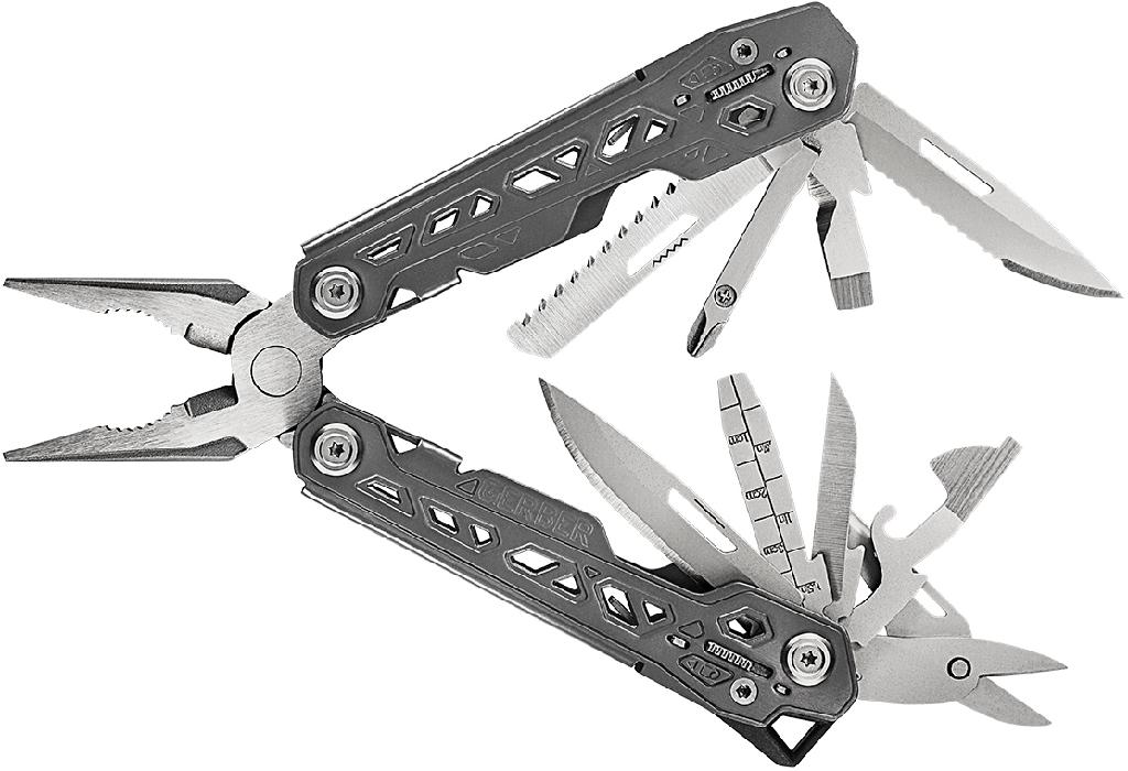 Gerber Truss Multi-Tool 31-003304 - 17 Tools, Grey Color