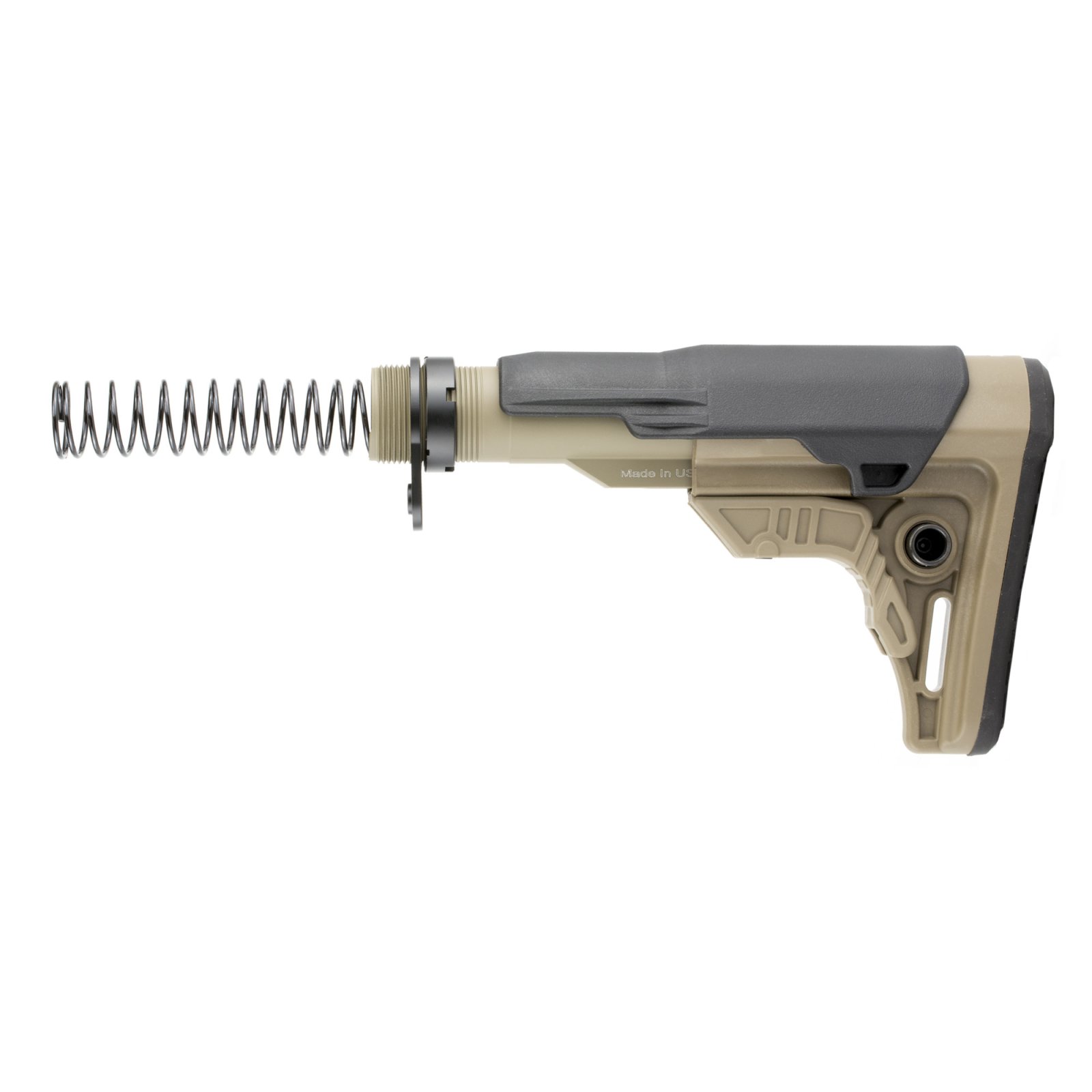 Leapers UTG PRO AR-15 S4 Stock Kit: High-Strength Polymer, 4-Position Adjustability, Heavy Duty
