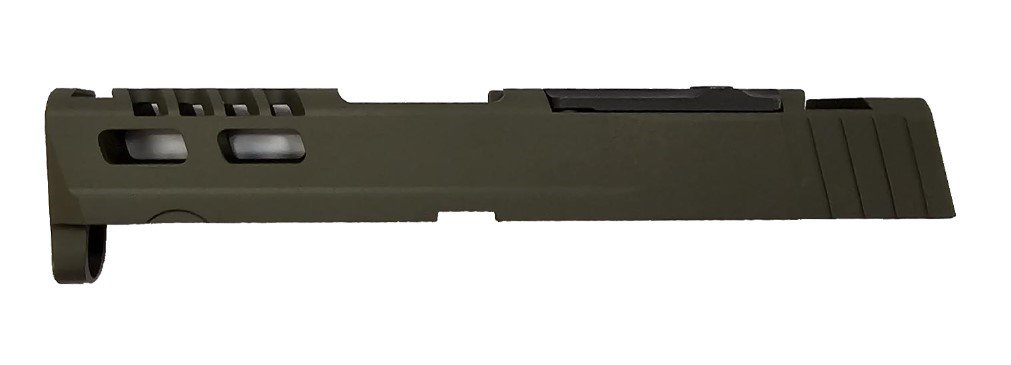Camfour W324-00002 S&W Shield Slide OD Green Custom Finish