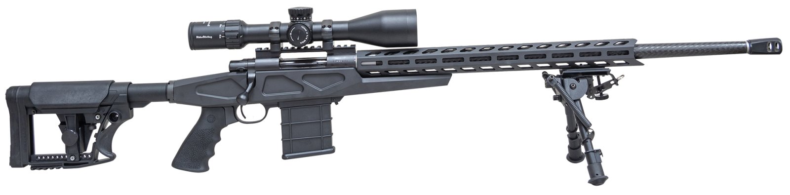 Legacy Sports HCRACF308BLKMDT Howa M1500 .308 Win 24" CF Barrel Black