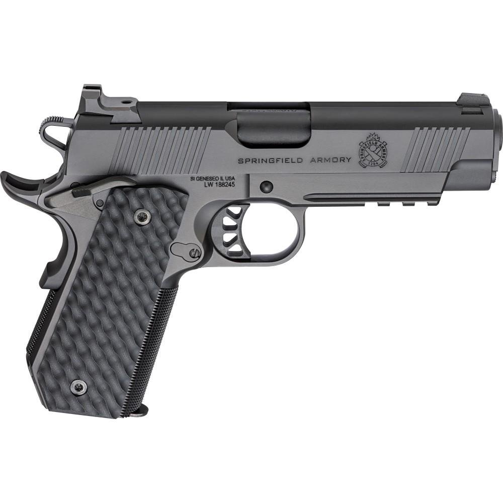Springfield 1911 TRP Carry Contour .45 ACP 4.25" Barrel Black Cerakote, VZ Hydra G-10 Grips, 3-Dot Tritium Sights - Springfield Armory - 45 ACP