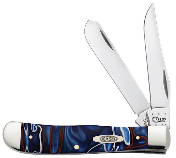 Case Cutlery Trapper 2BL 4.125" Patriotic Knife 11200