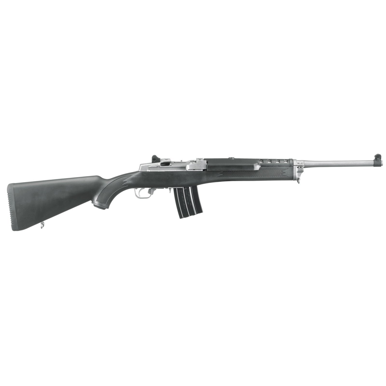 Ruger Mini-14 Ranch 5.56 NATO 18.5 in Stainless Black Synthetic 20rd