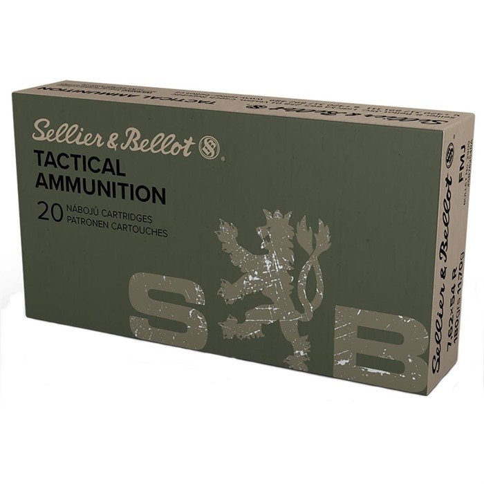 Sellier & Bellot 7.62x54R Full Metal Jacket 180 Grain 20 Rounds - Sellier & Bellot - 7.62X54R