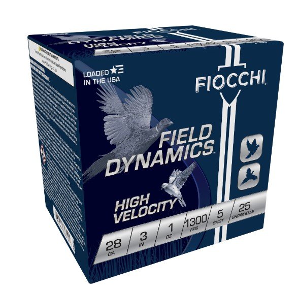 Fiocchi 283HV5 Field Dynamics 28Ga 3" 1oz #5 Shot 25 Rounds - Fiocchi - 28 GAUGE