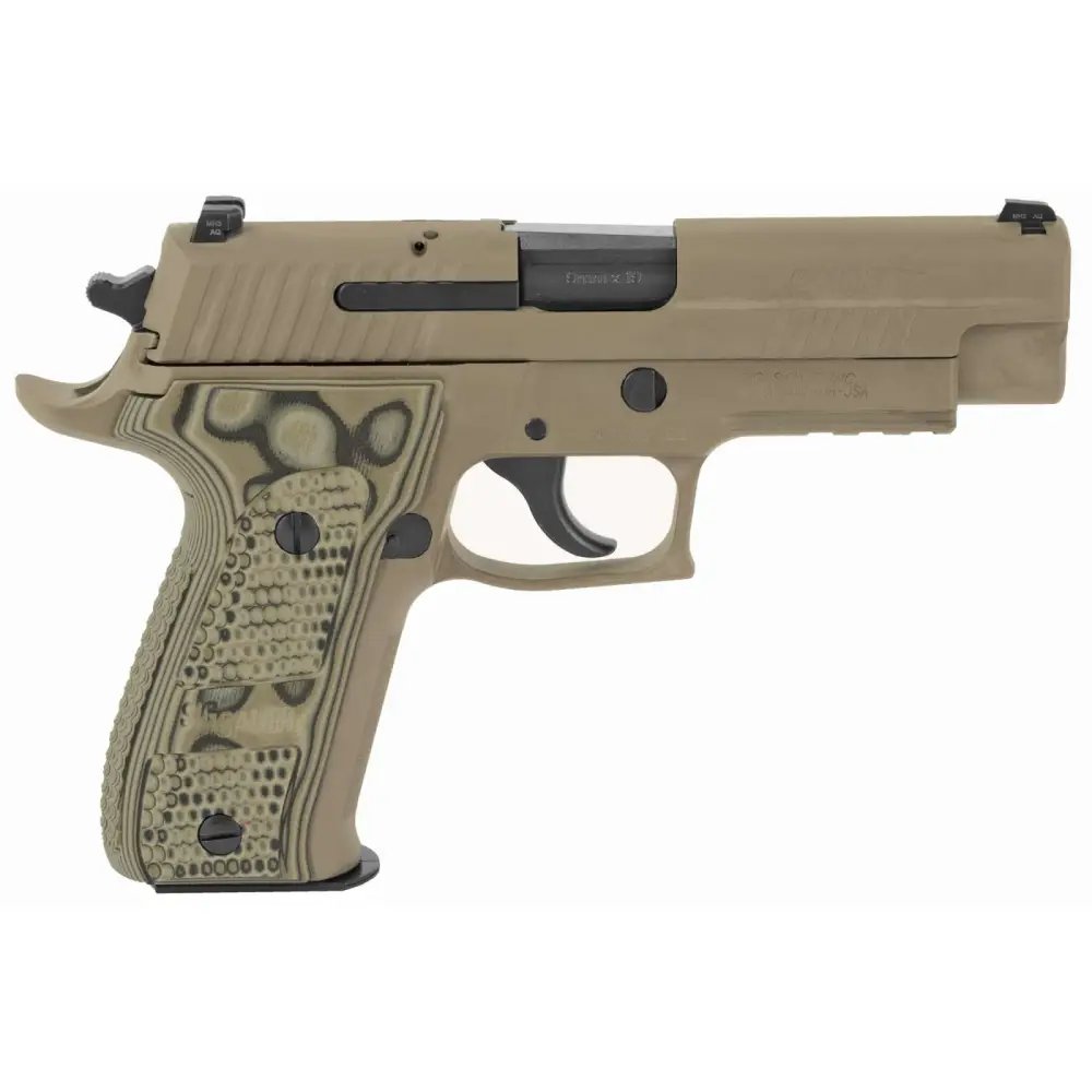 Sig Sauer P226 Scorpion 9mm Luger 4.40" 10+1 Flat Dark Earth Hogue Extreme G10 - Sig Sauer - 9mm Luger