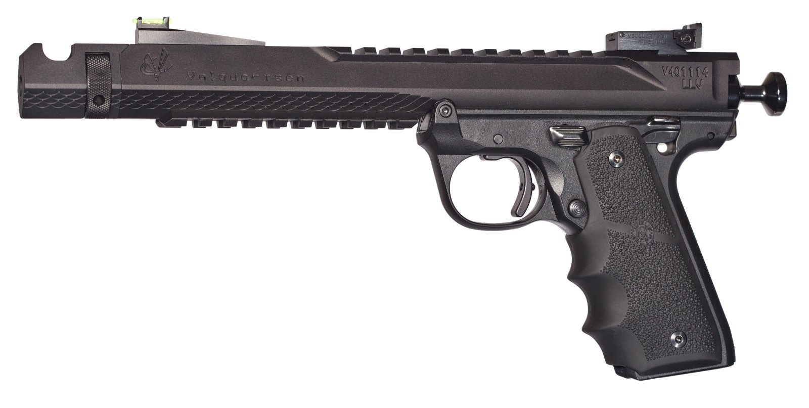 Volquartsen Custom Firearms Black Mamba Semi-Auto Pistol 22LR 6" Barrel (1) - Volquartsen - 22 Long Rifle