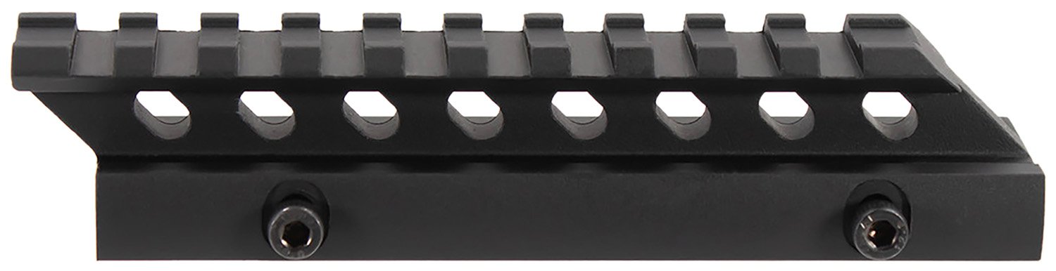 Aim Sports MT012M Riser Mount Black Anodized Aluminum 5" Picatinny Rail