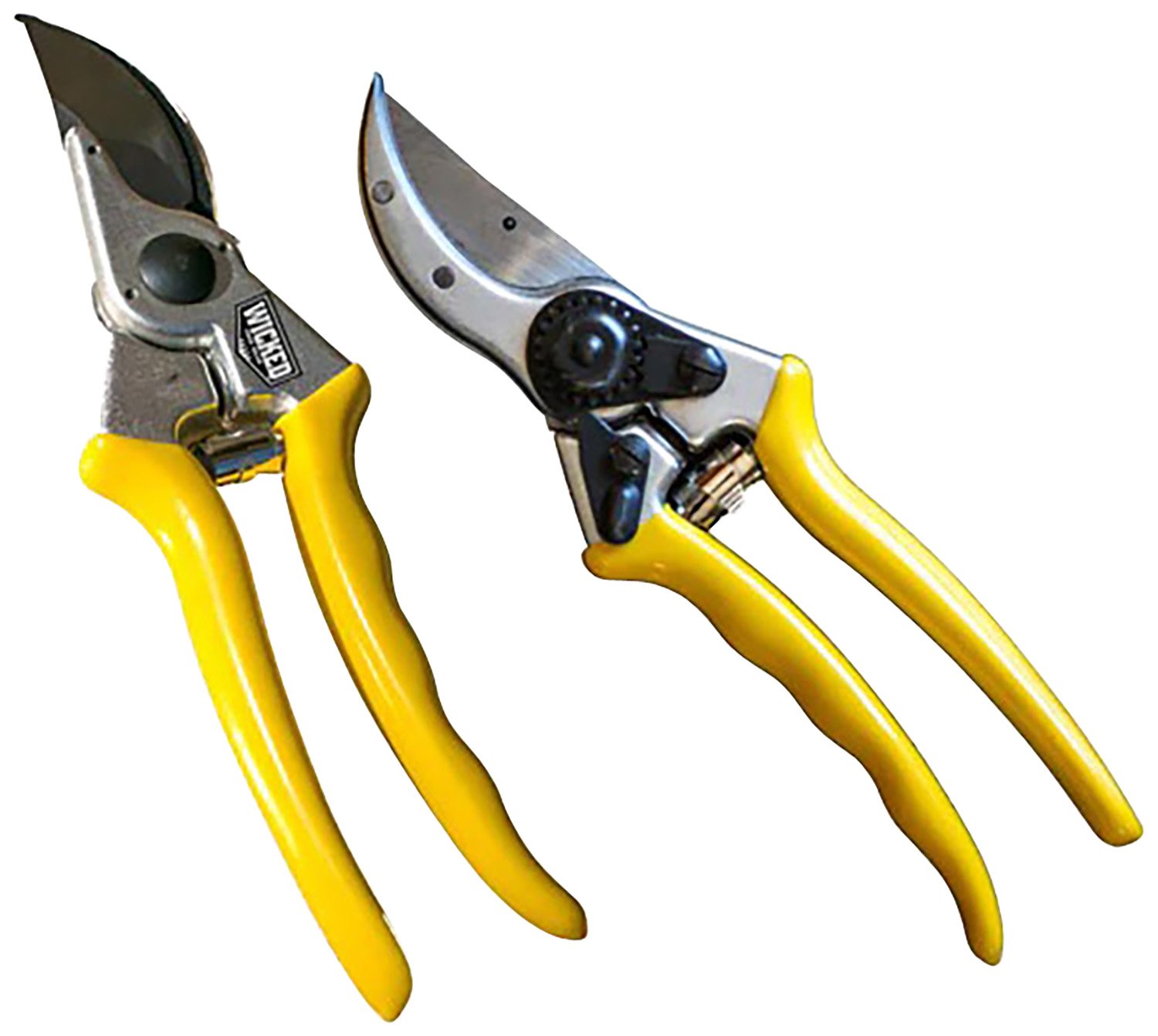 Wicked Tree Gear WTG017 Hand Pruner Aluminum Frame Yellow Grip 9 oz