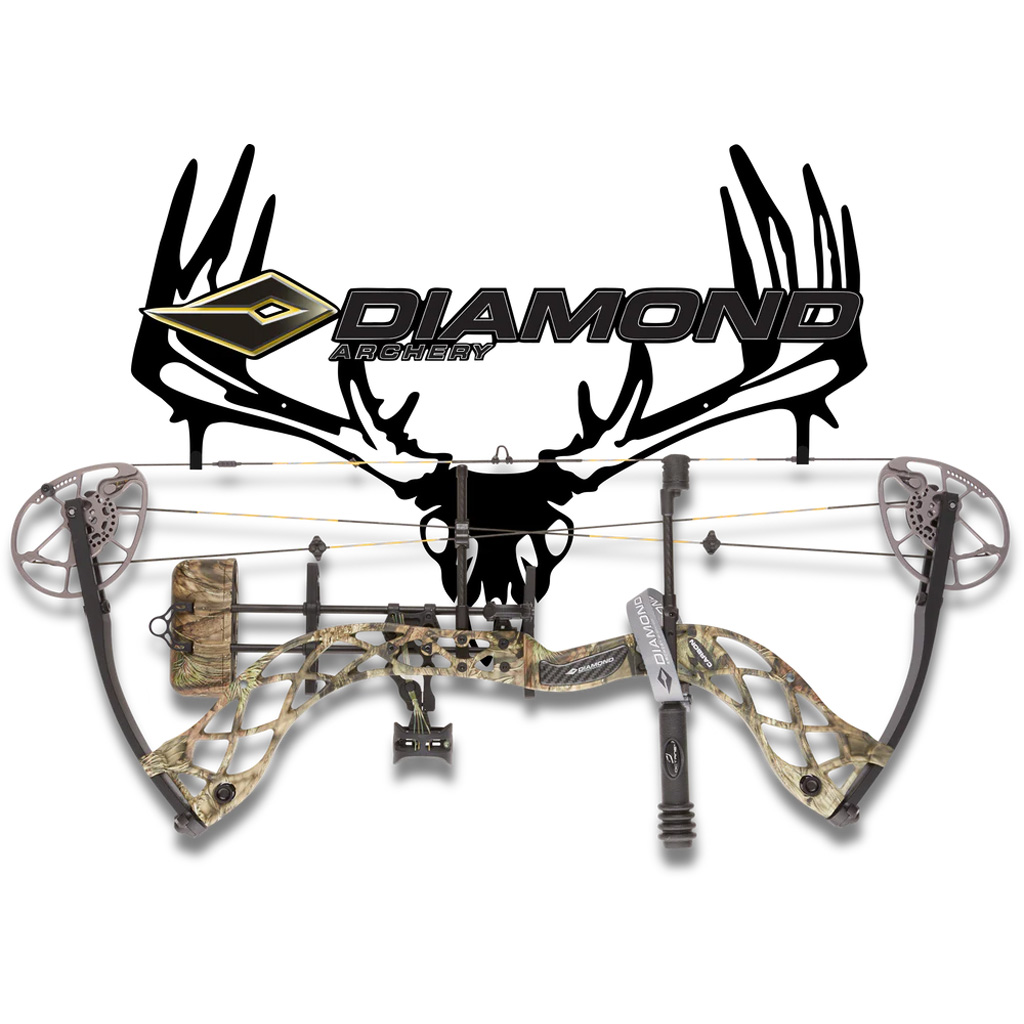 Raxx Diamond Bow Hanger 855809007084, Carbon Steel, 28"x20", USA Made