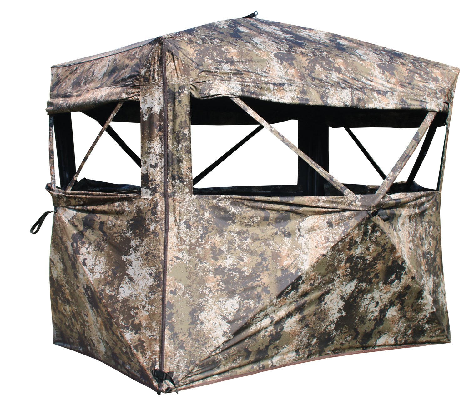 Buy Muddy MUDGRGBLND Ground Blind Garage Camo 150D Polyester 67" Tall online
