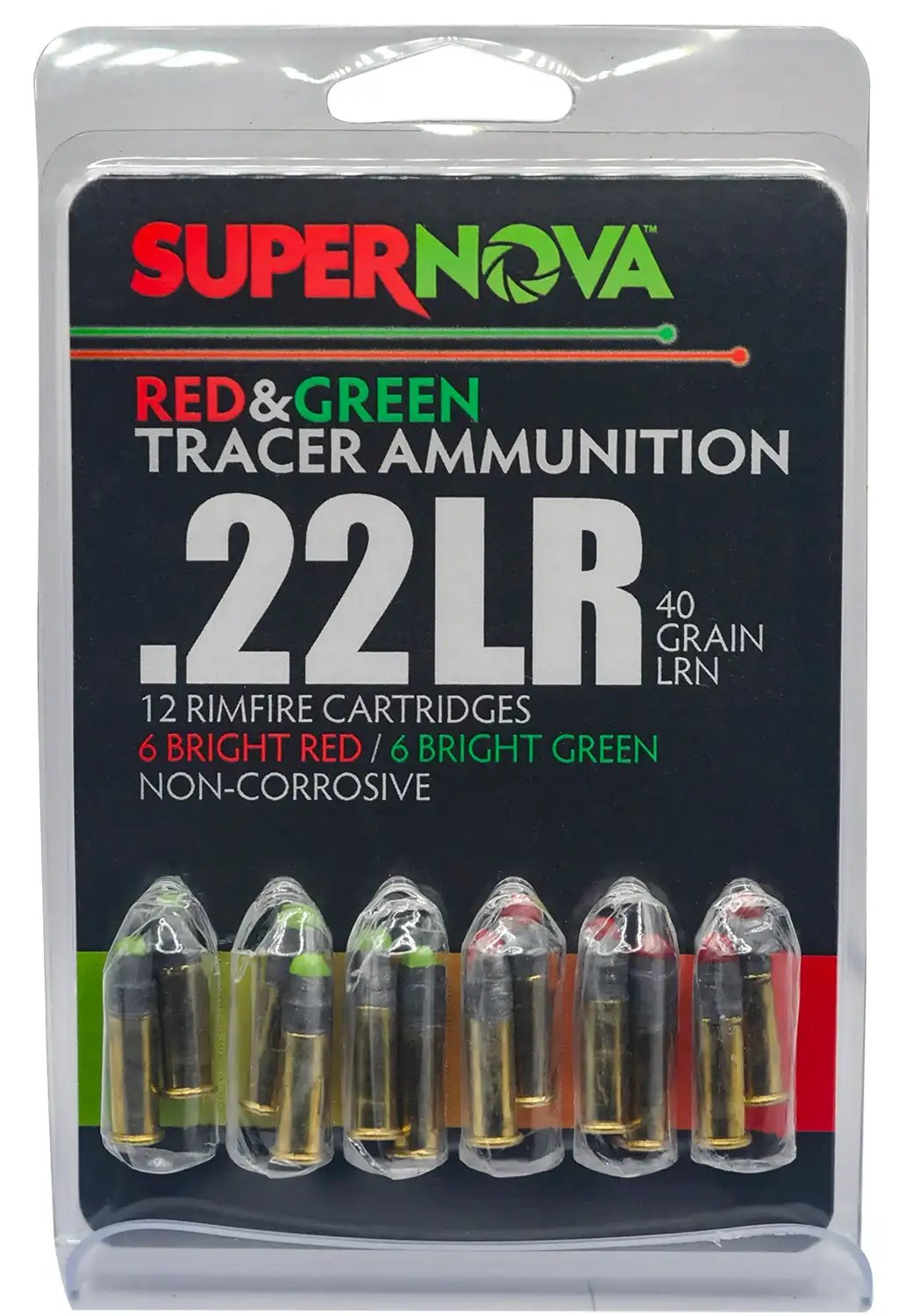 Supernova PMSN22LR-MP 22LR 40GR Lrn Grn/Red 12/60 - SUPERNOVA - .22LR