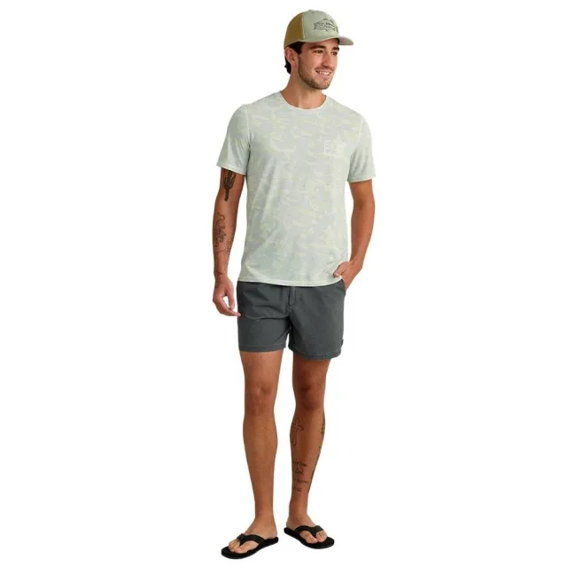 Huk Drift Short Sleeve Performance Shirt Pale Algae Camo 2XL - Marolina DBA HUK
