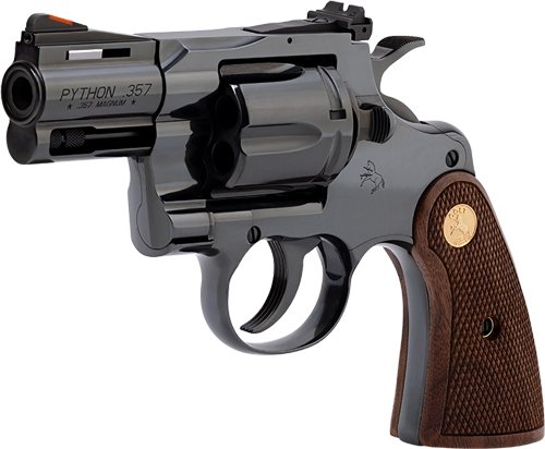 Colt PYTHON 357MAG 2.5" 6RD BLUED WALNUT GOLD