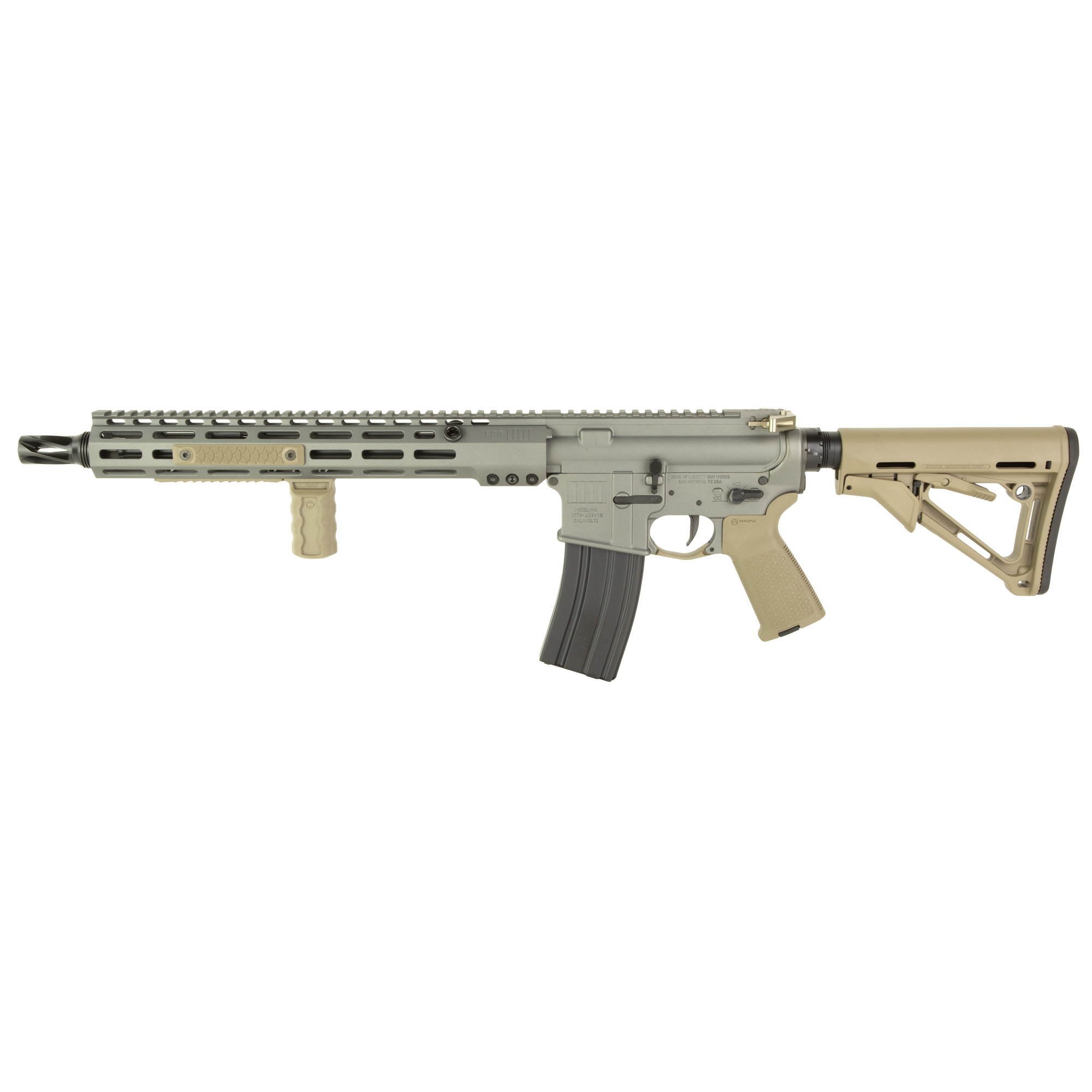 Sons of Liberty Gun Works SAGE Dynamics L89 AR 223/556 13.7" Barrel Gray Cerakote 30Rnd