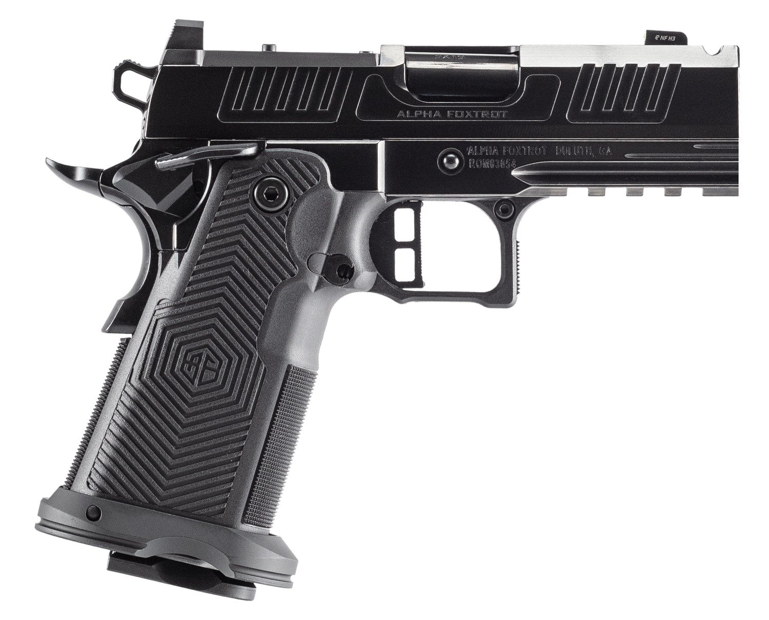 Alpha Foxtrot AA39X1QIH-PDBK19 AF1911 Romulus 9mm Luger 3.50" - Alpha Foxtrot