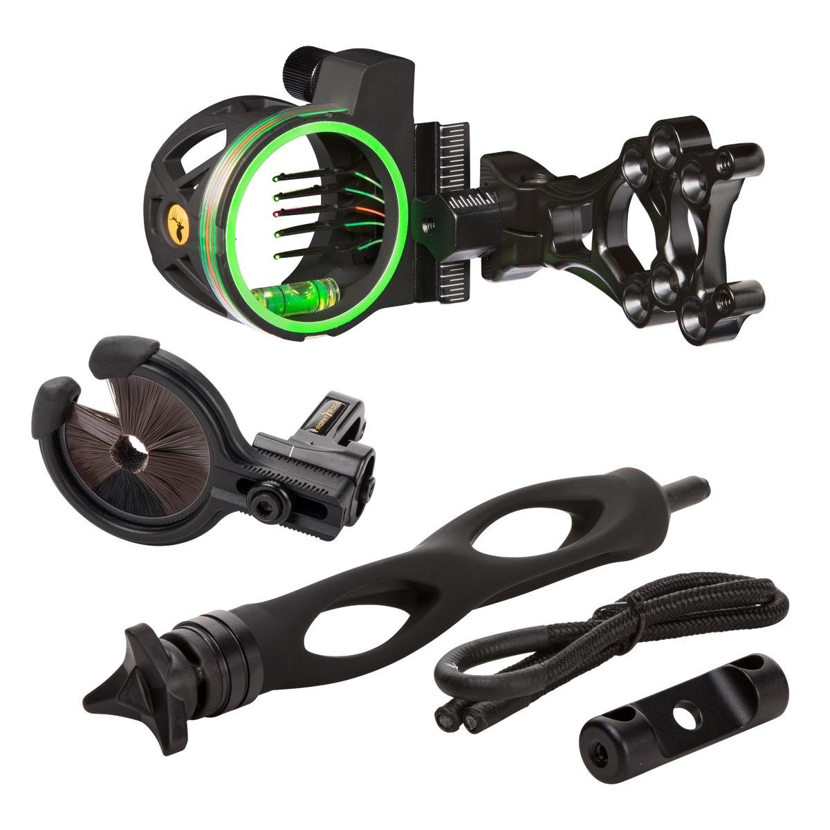 Trophy Ridge ASKS100K Master Hunter Kit RH, Volt 5-Pin Sight, 6" Stabilizer - Escalade Sports DBA Bear Archery