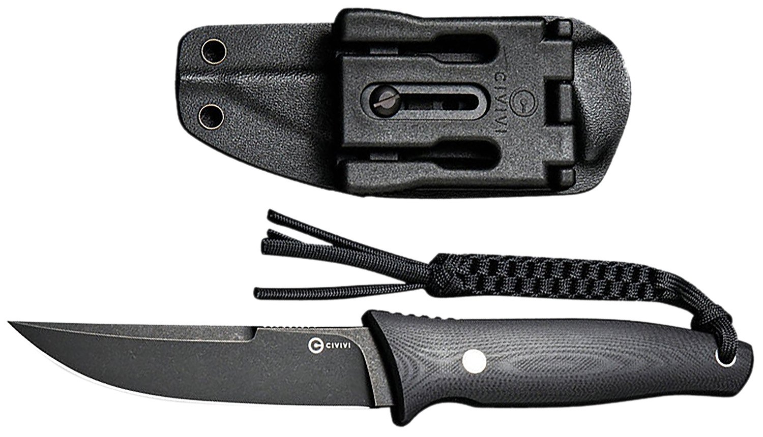 Civivi C19046-3 Tamashii 4.07" D2 Steel Fixed Blade Knife, G10 Handle