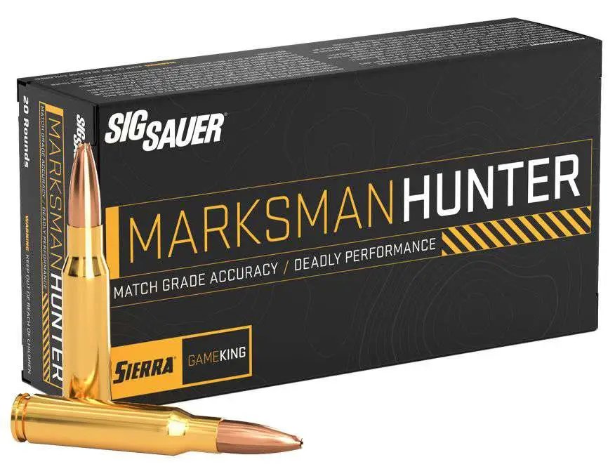 Sig Sauer E308GK16520 Marksman Hunter 308 Win 165gr 20/Box