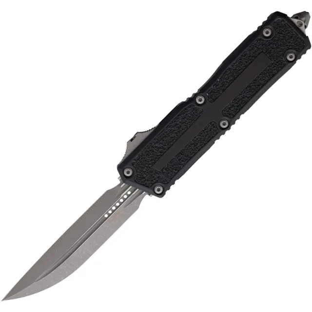 Microtech Scarab II G3 3.97 In D/E-S/STD/APOC BLK ALU HNDL