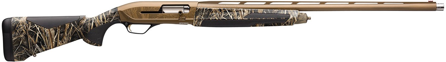 Browning Maxus II Wicked Wing 12 Gauge Autoloading Shotgun 26" Barrel 3.5" 4+1 - Burnt Bronze Cerakote Barrel/Receiver - Realtree Max-7 Camo Stock - SoftFlex Cheek Pad - Overmolded Grip Panels - Browning - 12 Gauge