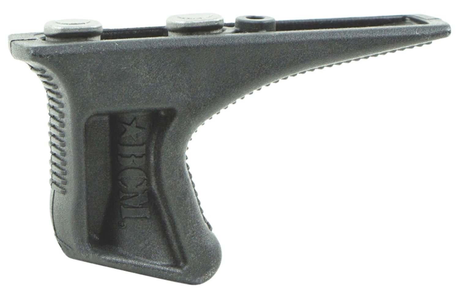 BCM BCM-KAG-KM-BLK Kinesthetic Angled Grip Black Textured Keymod Rail - Bravo Company Manufacturing - BCMGUNFIGHTER