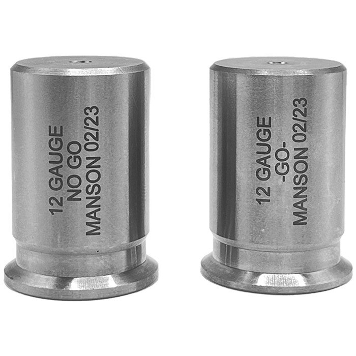 Manson PRECISION 12 GAUGE NO GO GAUGE - Manson Precision