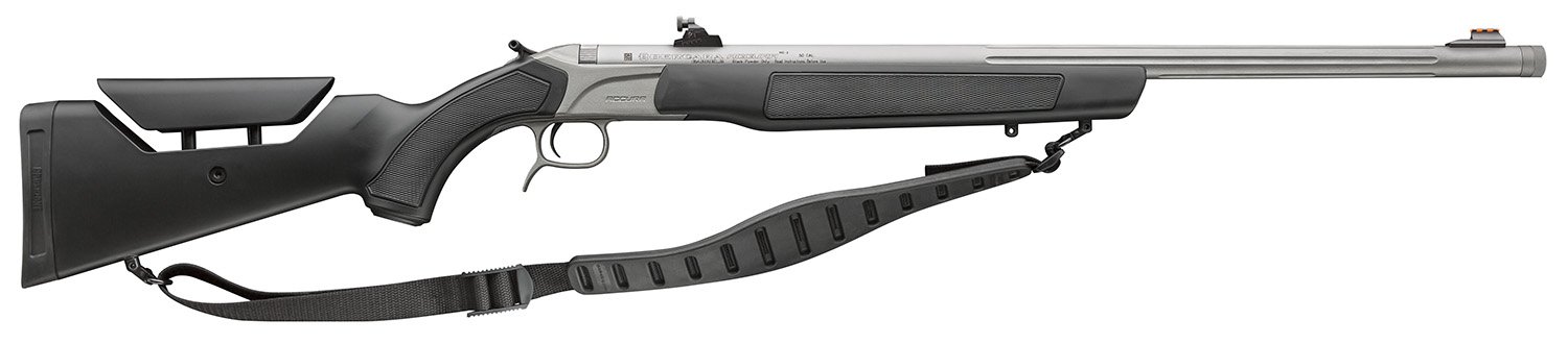 CVA Accura MR-X 50 Cal 26 in Stainless Steel Black Soft Touch Stock - CVA - .50 Caliber