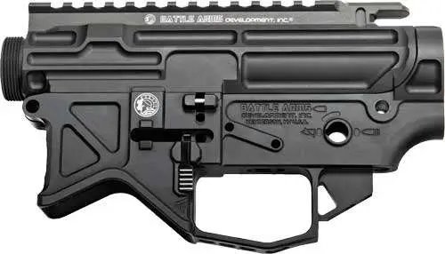 Battle Arms BAD556AMBISET AR-15 Lightweight Ambi Receiver Set Black - BATTLE_ARMS_DEVELOPMENT_INC. - Multi