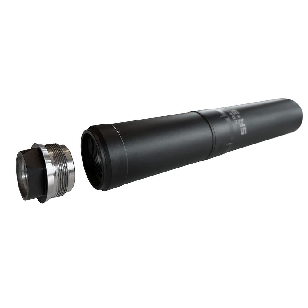 Nosler 90665 SR-33 ALTi Suppressor .338 Magnum Black, 10.5" 18oz HUB Adapter - Nosler
