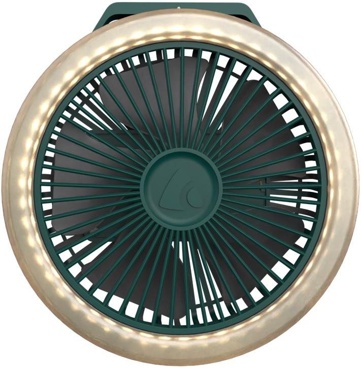 Coghlan's 2525 Camping Fan with Light USB-C Rechargeable, 3-Speed