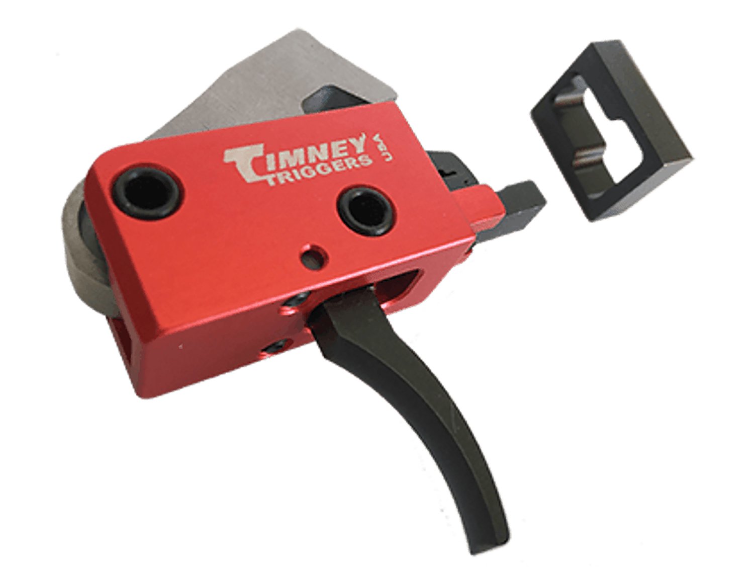Timney Triggers 682 PCC Trigger Two-Stage 2 lbs Curved Black/Red - Timney Triggers - PCC TRIGGER