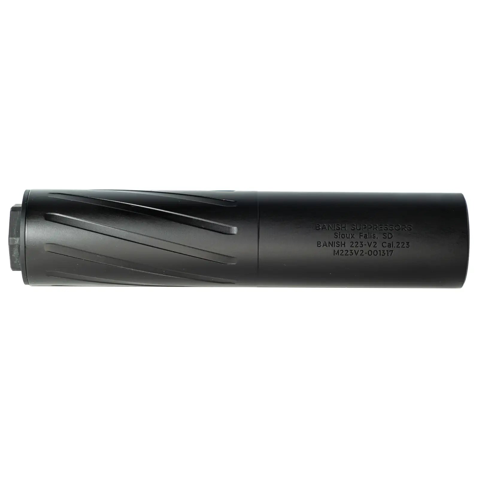 BANISH 100000111411 Banish 223-V2 223 Rem | 5.56 NATO Black NFA - Silencer