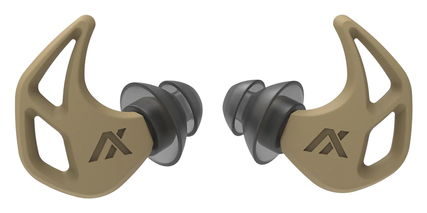 AXIL X20 Earplugs Desert Tan, Dual Noise Protection, 19-24 dB NRR/SNR - AXIL - DESERT TAN