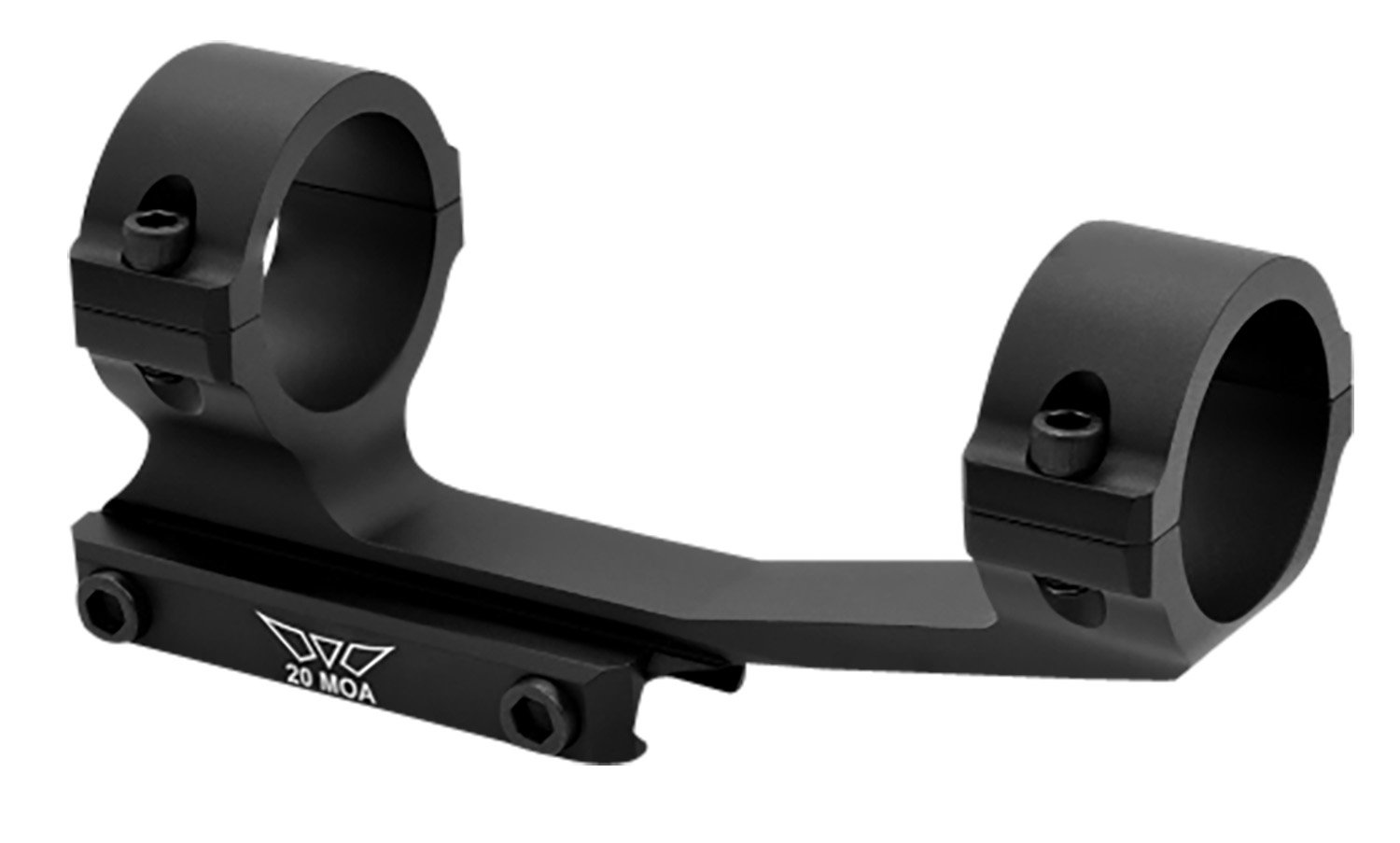 Warne V4012M Vapor Aluminum 30MM 1-Piece MSR Mount Matte Finish - Warne - MSR