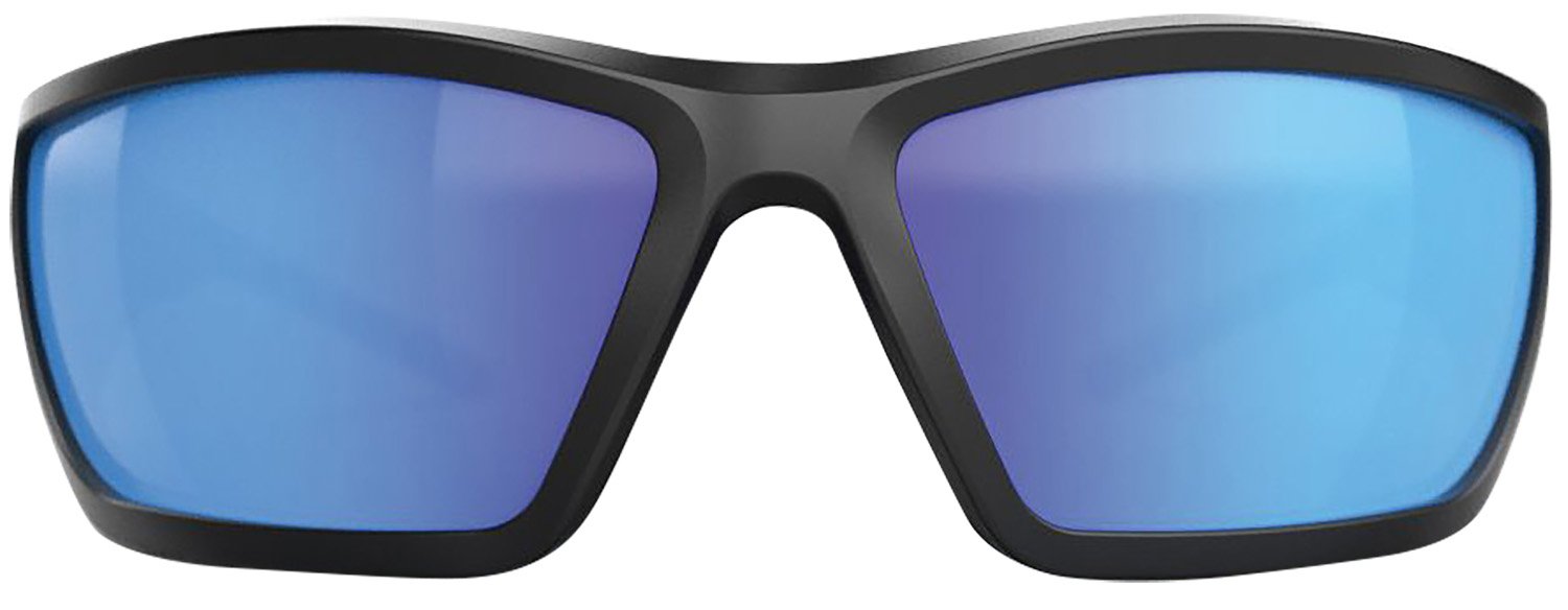 Glock AS41040 Blue Line Tactical Glasses Blue Mirror Lens Black Frame - Glock - BLACK