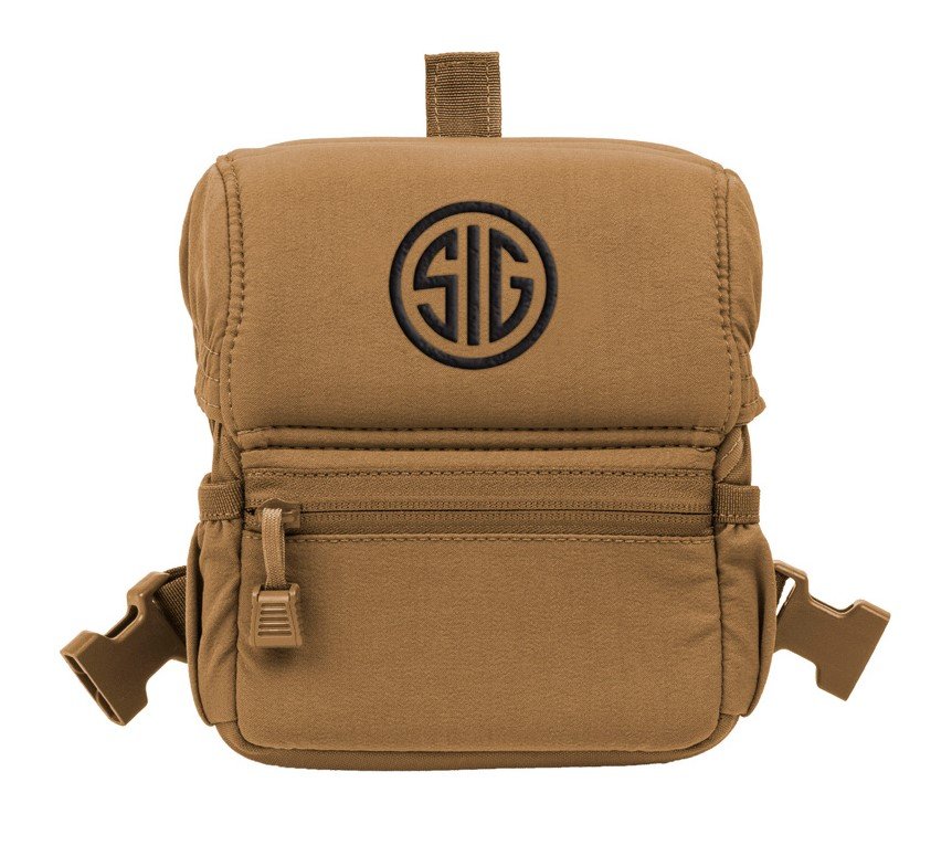 Sig Sauer SOZBH103 Zulu Binocular Harness FDE Medium, Enclosed Design