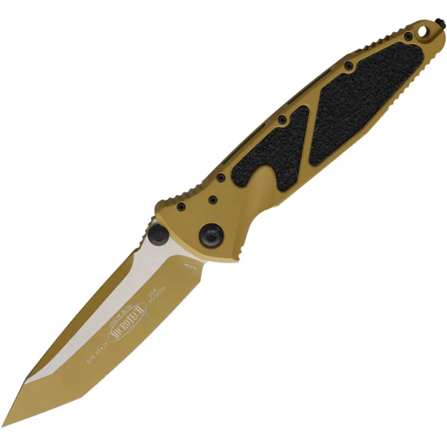Microtech 161-1CRA-Z4 Socom Elite 3.98 In TNT/STD RAL-8000 Cerakote