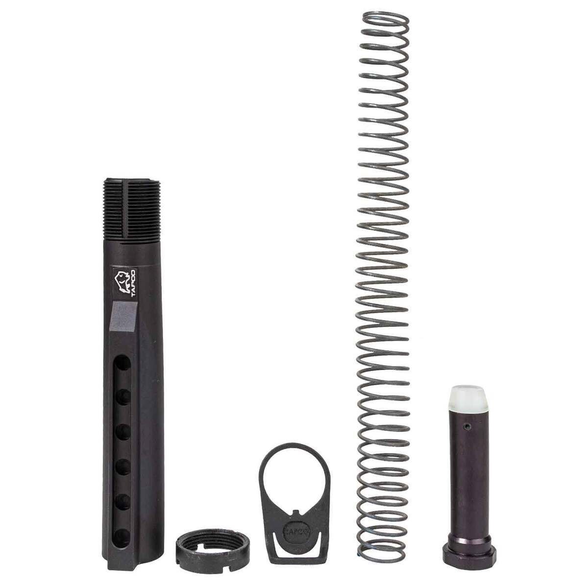 Tapco TAP22058 Buffer Tube Kit Black AR-15 Mil-Spec 6-Position Assembly