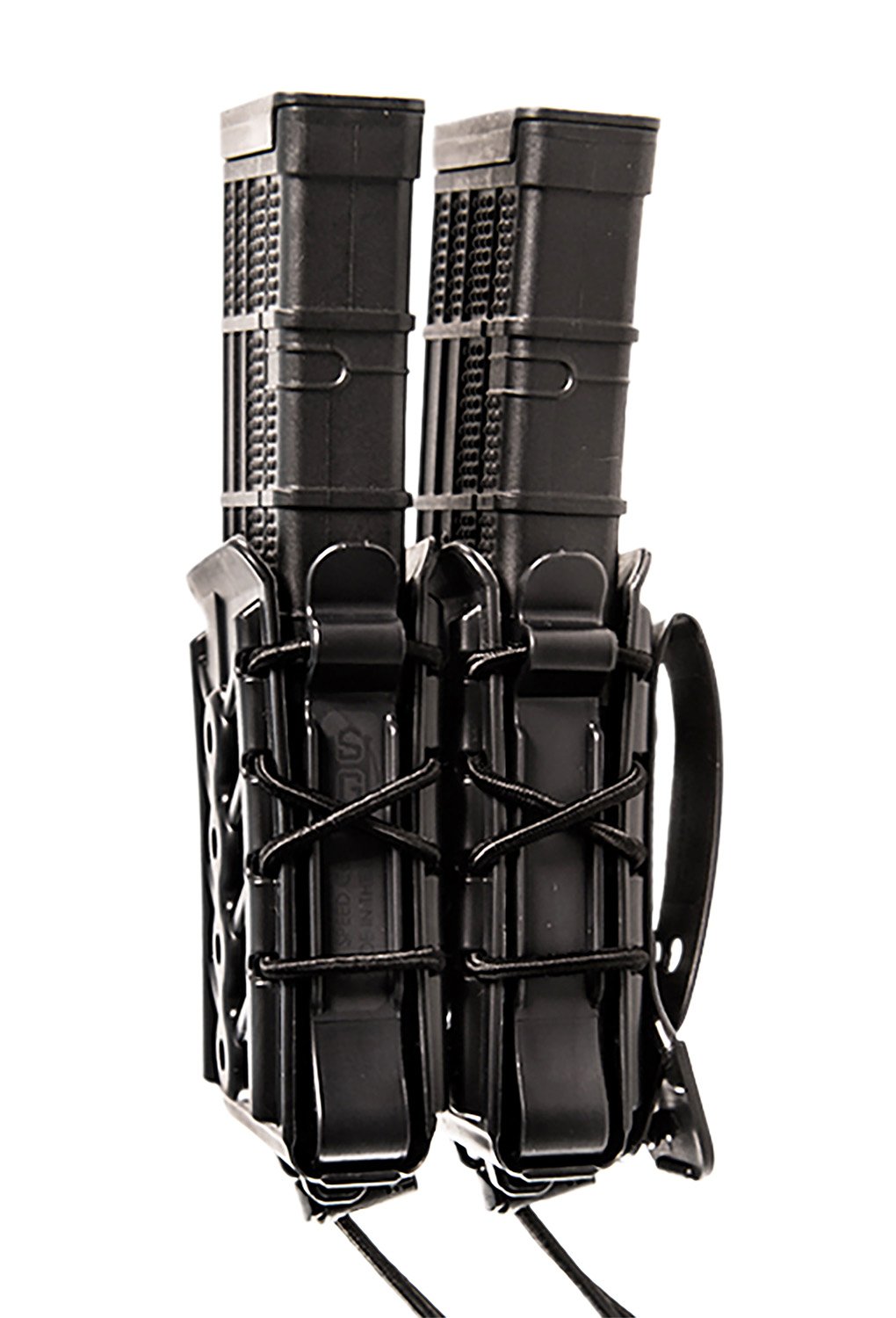 High Speed Gear 162R00BK TACO X2R Double Mag Pouch Black Polymer MOLLE - HSGI - BLACK